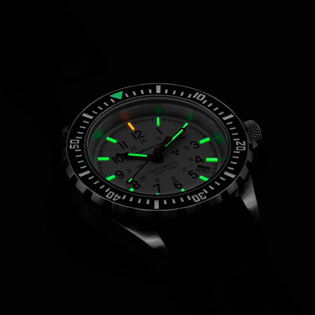 Marathon Arctic Edition Large Diver's Automatic (GSAR) - 41mm White Dial No Government Markings Stainless Steel WW194006-WD