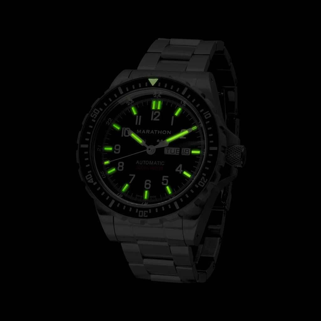 Marathon Jumbo Diver's Automatic (JDD) - 46mm No Government Markings Stainless Steel WW194021BRACE