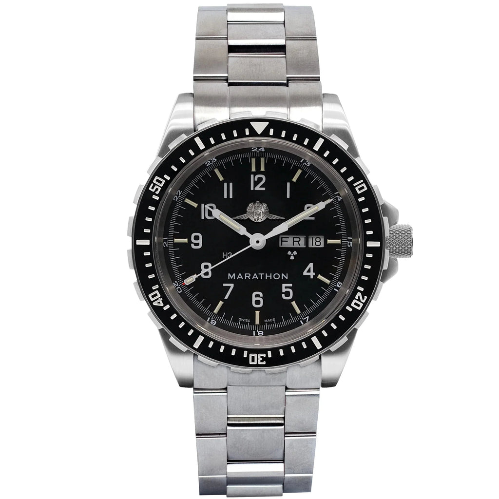 Marathon Jumbo Diver's Automatic (JDD) - 46mm Yamam Stainless Steel WW194021BRACE-YAMAM