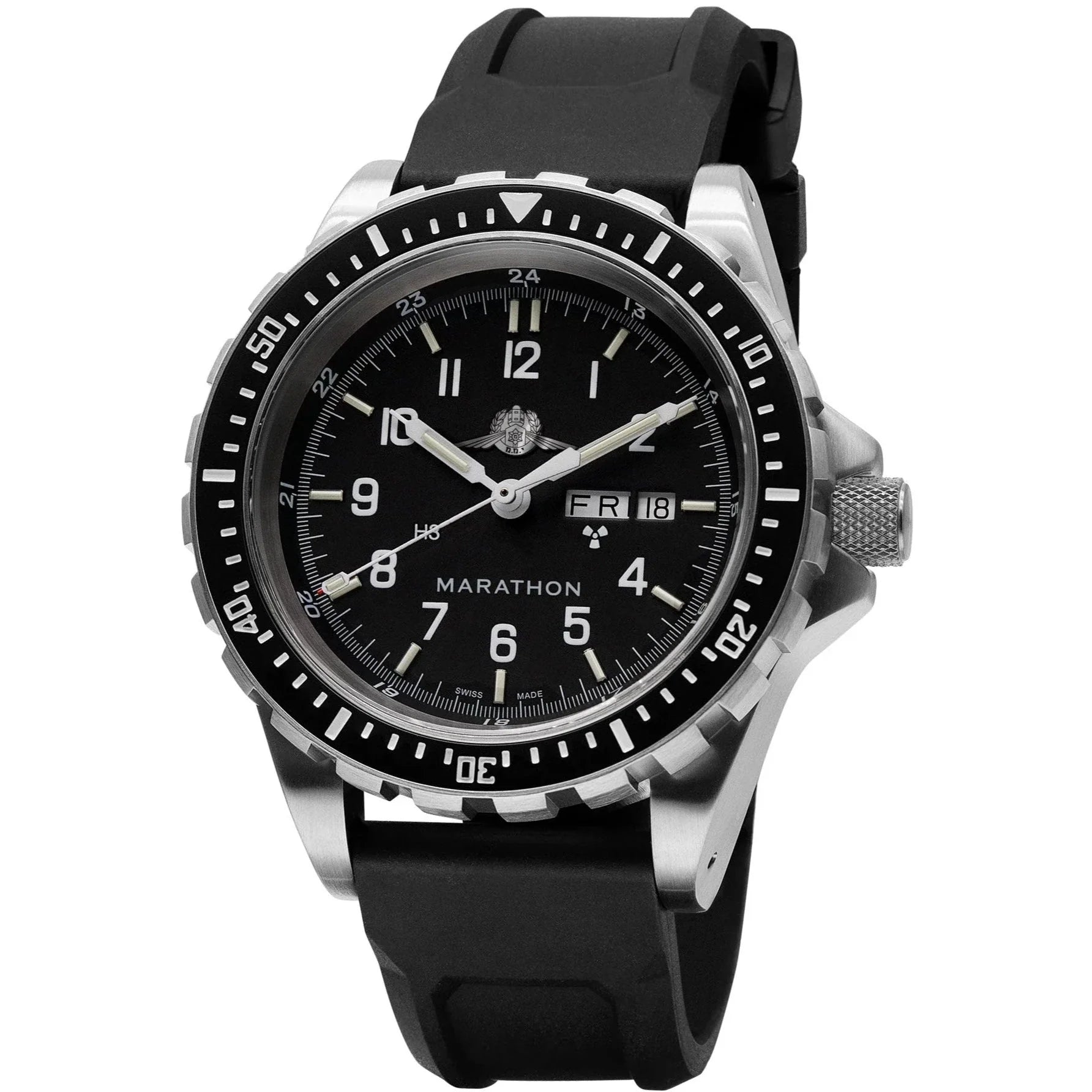 Marathon Jumbo Diver's Automatic (JDD) - 46mm Yamam Stainless Steel WW194021YAMAM