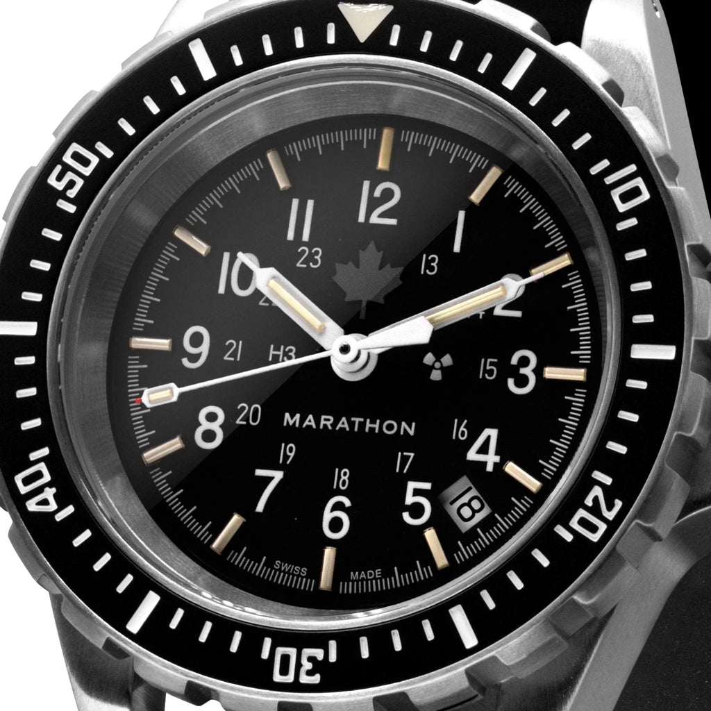 Marathon Large Diver's Automatic (GSAR) - 41mm Grey Maple Dial Stainless Steel WW194006BRACE-CA-MPL