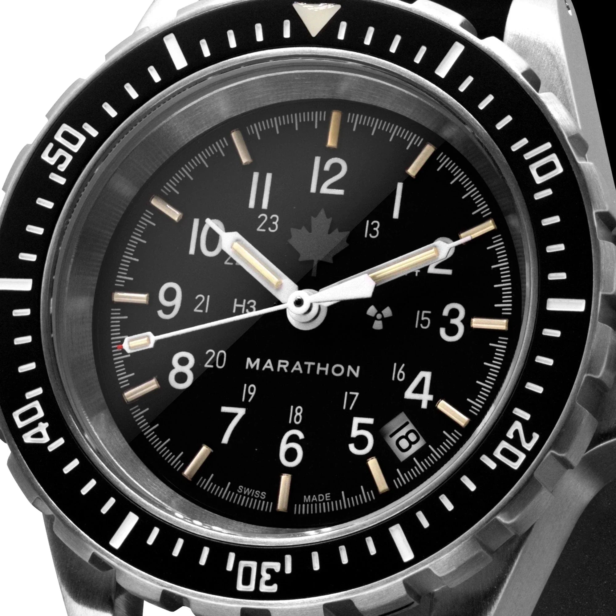 Marathon Large Diver's Automatic (GSAR) - 41mm Grey Maple Dial Stainless Steel WW194006BRACE-CA-MPL