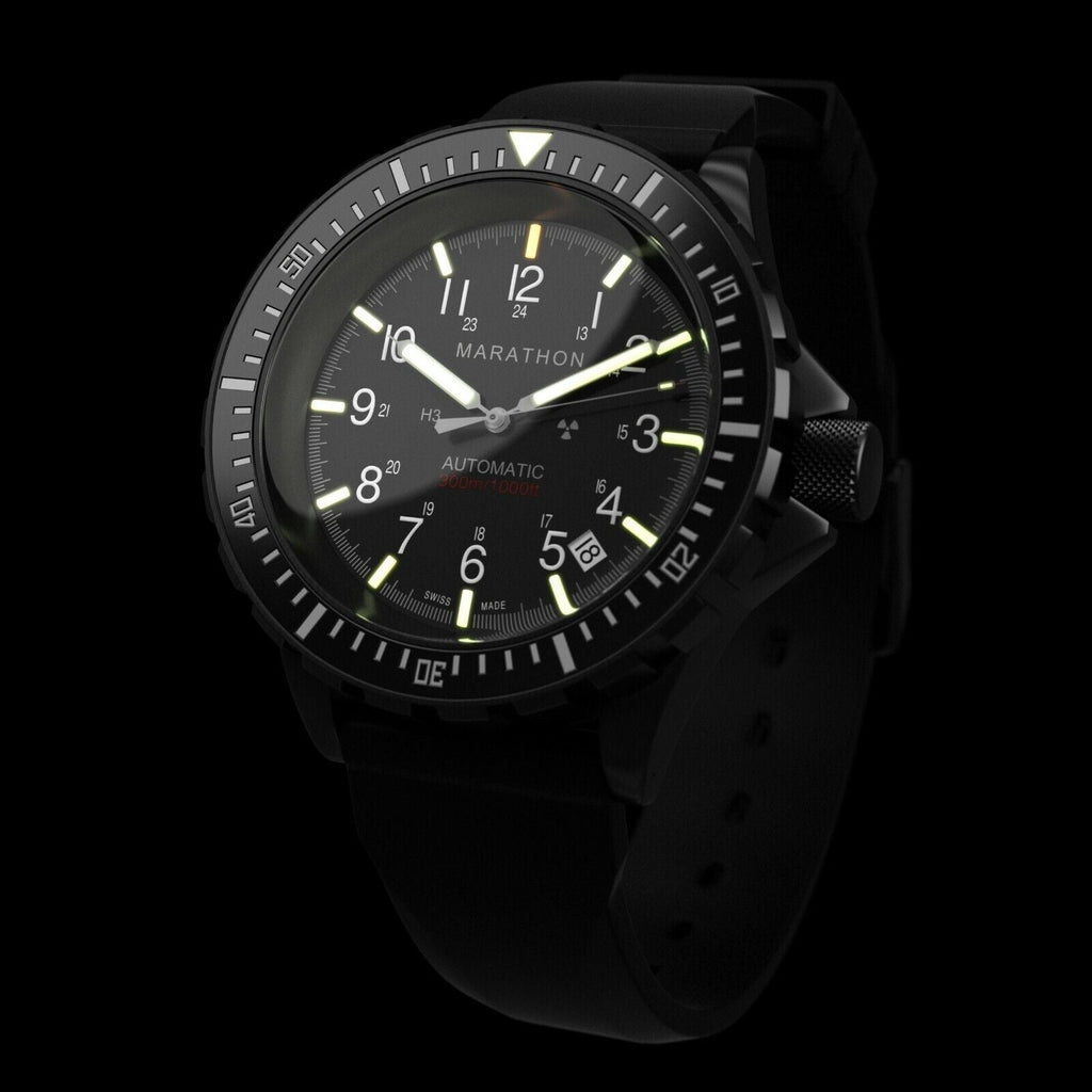 Marathon Large Diver's Automatic (GSAR) - 41mm No Government Markings Anthracite Black WW194006BK-NGM