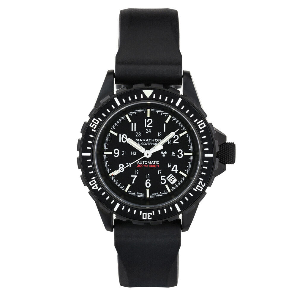 Marathon Large Diver's Automatic (GSAR) - 41mm No Government Markings Anthracite Black WW194006BK-NGM