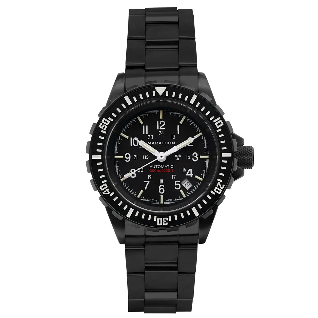 Marathon Large Diver's Automatic (GSAR) - 41mm No Government Markings Anthracite Black WW194006BKBRACE