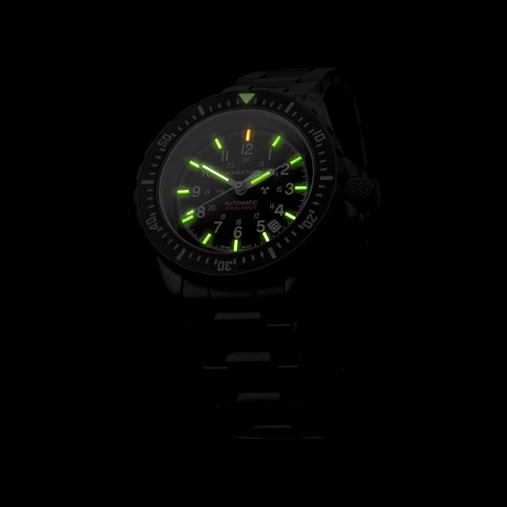 Marathon Large Diver's Automatic (GSAR) - 41mm No Government Markings Anthracite Black WW194006BKBRACE
