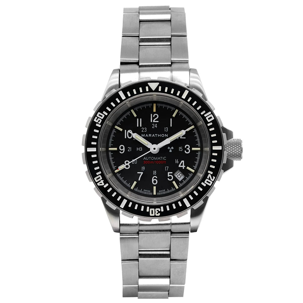 Marathon Large Diver's Automatic (GSAR) - 41mm No Government Markings Stainless Steel WW194006BRACE-NGM