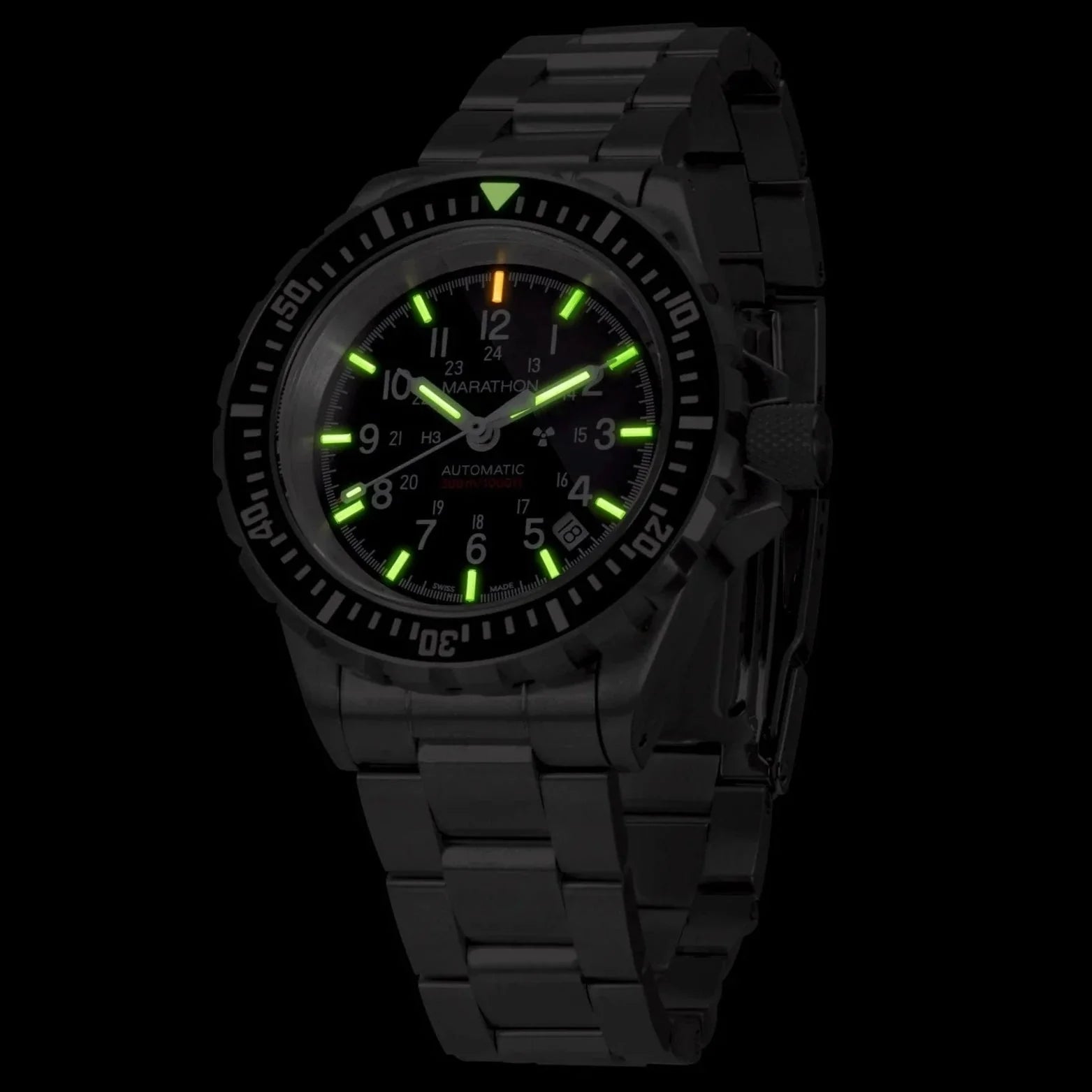 Marathon Large Diver's Automatic (GSAR) - 41mm No Government Markings Stainless Steel WW194006BRACE-NGM
