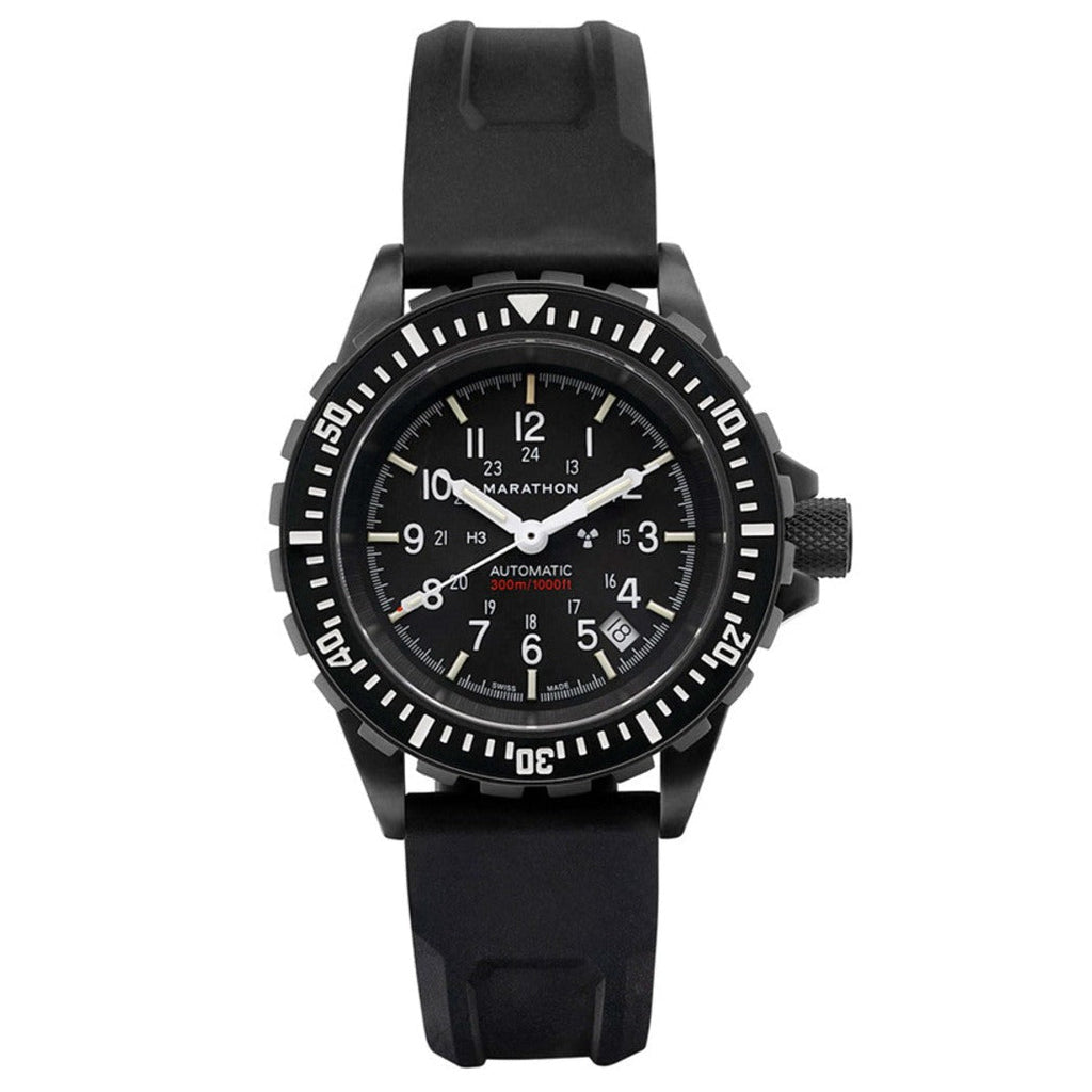 Marathon Large Diver's Automatic (GSAR) - 41mm US Government Markings Anthracite Black WW194006BK