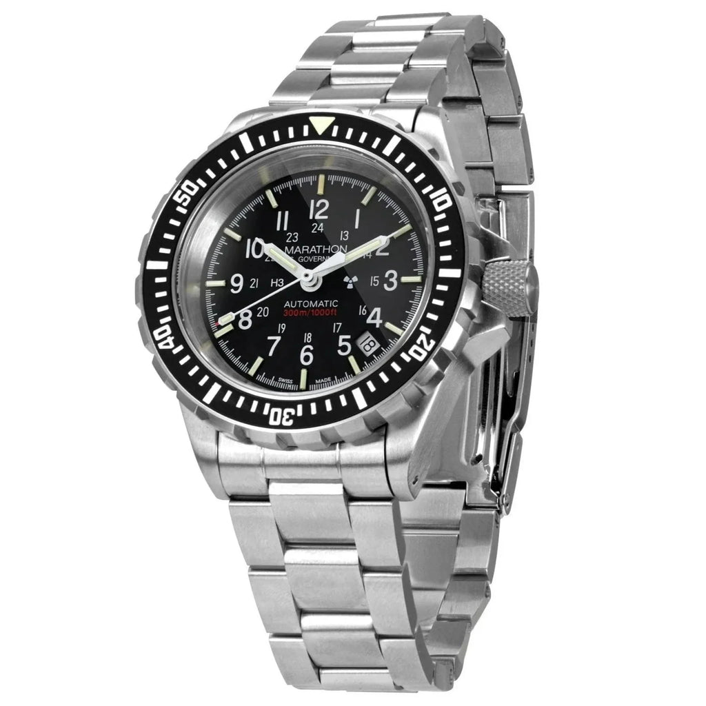 Marathon Large Diver's Automatic (GSAR) - 41mm US Government Markings Stainless Steel