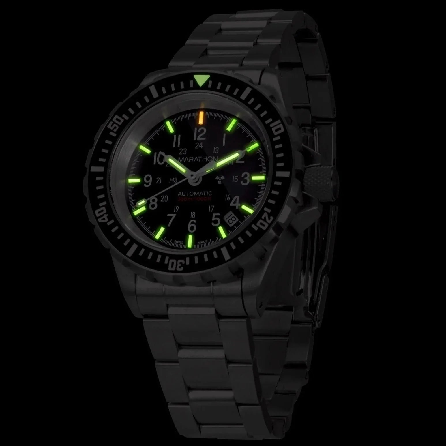 Marathon Large Diver's Automatic (GSAR) - 41mm US Government Markings Stainless Steel