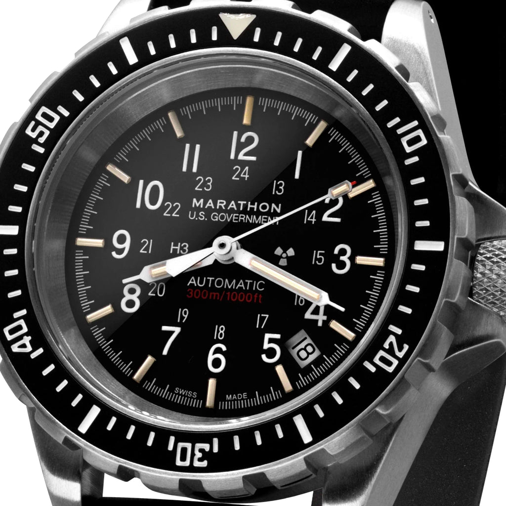 Marathon Large Diver's Automatic (GSAR) - 41mm US Government Markings Stainless Steel