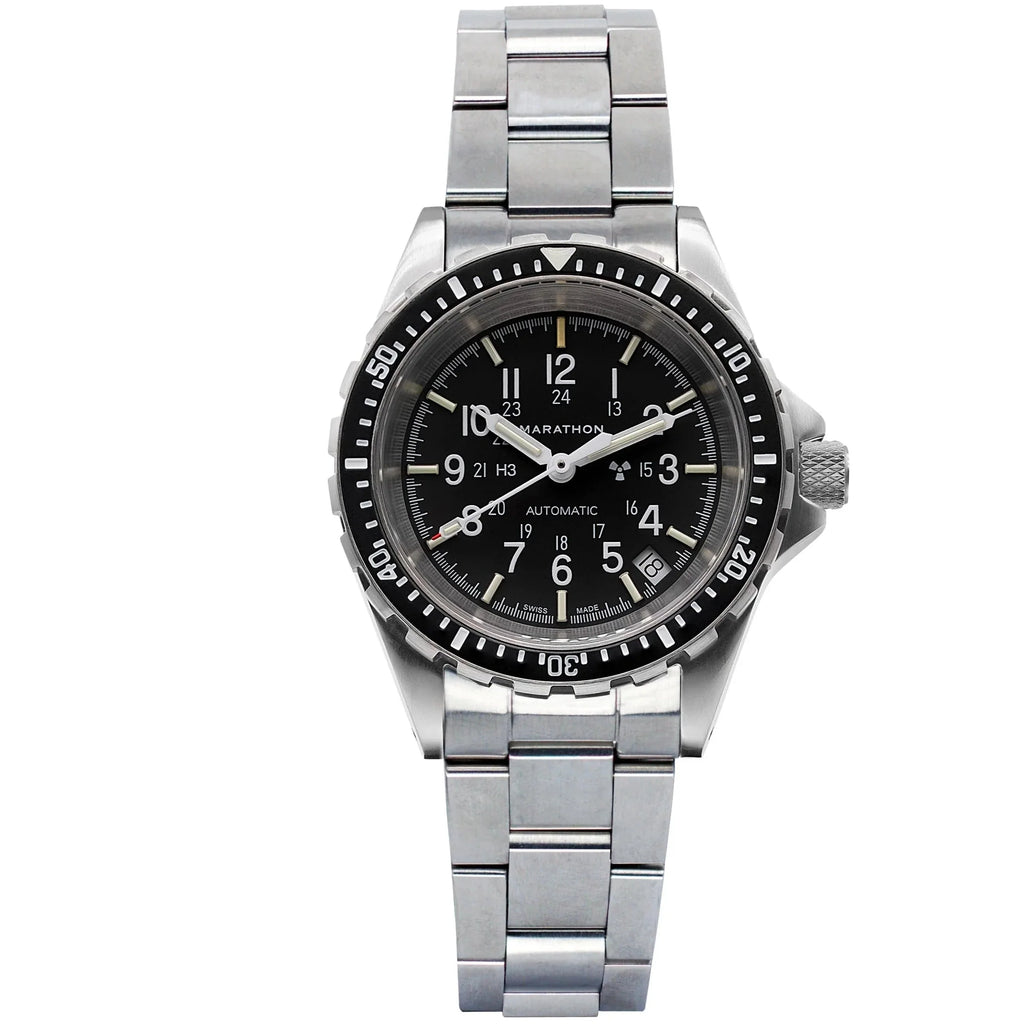 Marathon Medium Diver's Automatic (MSAR Auto) - 36mm No Government Markings Stainless Steel WW194026BRACE-MA