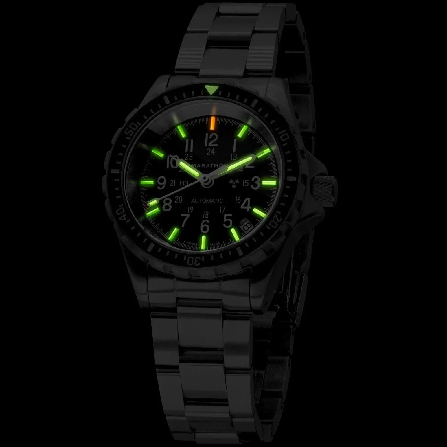 Marathon Medium Diver's Automatic (MSAR Auto) - 36mm No Government Markings Stainless Steel WW194026BRACE-MA
