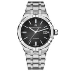 Maurice Lacroix Men's Black Aikon Automatic Stainless Steel Watch AI6008-SS002-330-1