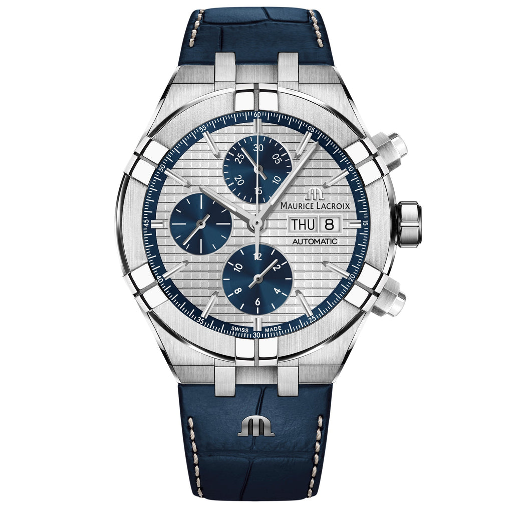 Maurice Lacroix Men's Silver Aikon Chronograph Watch