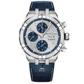 Maurice Lacroix Men's Silver Aikon Chronograph Watch