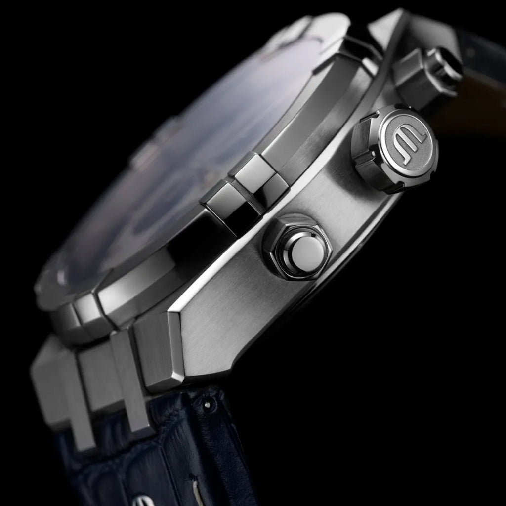 Maurice Lacroix Men's Silver Aikon Chronograph Watch