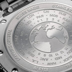 Maurice Lacroix Men's White Aikon Venturer GMT Stainless Steel Watch AI6158-SS002-130-1