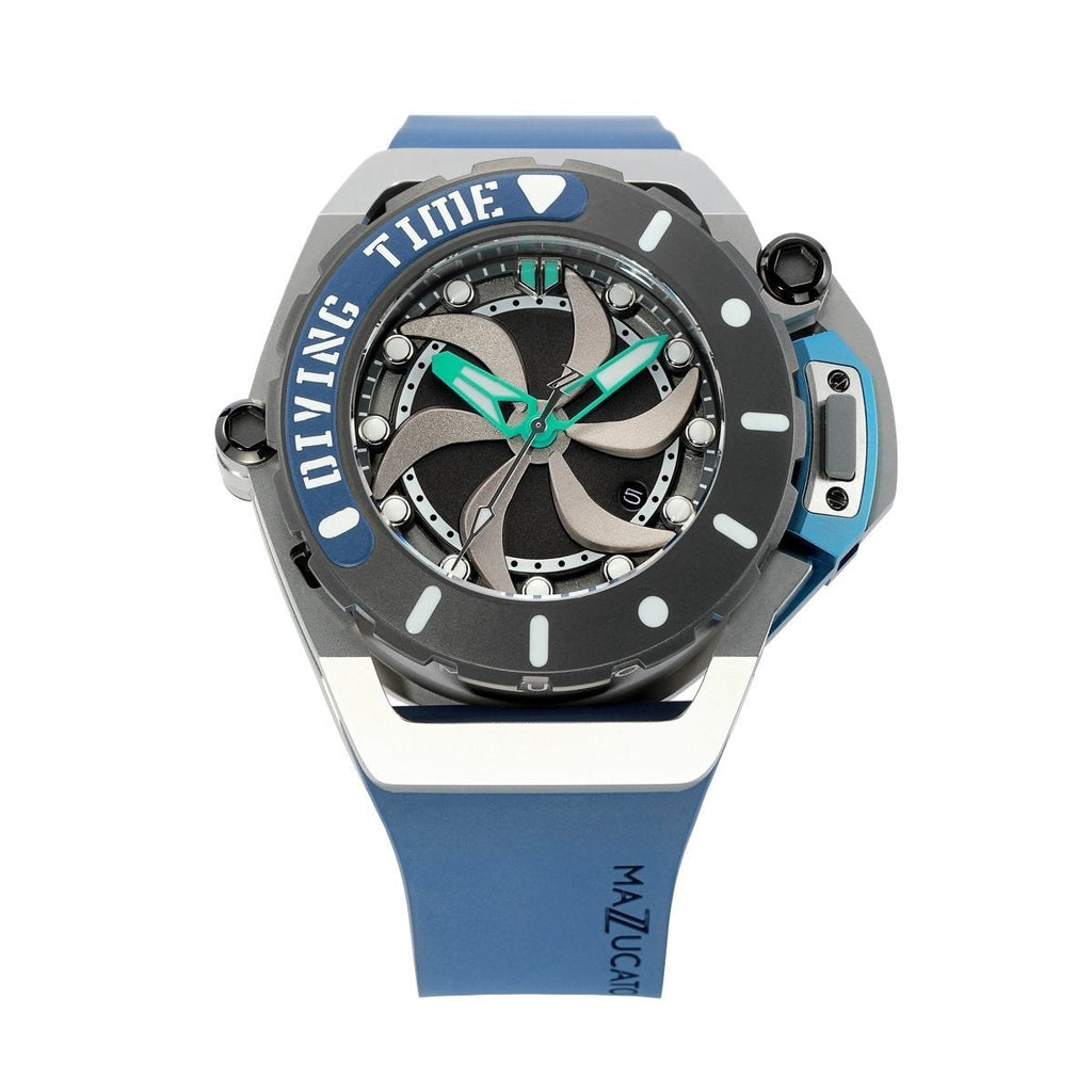 Mazzucato Blue Rim Scuba Automatic Watch