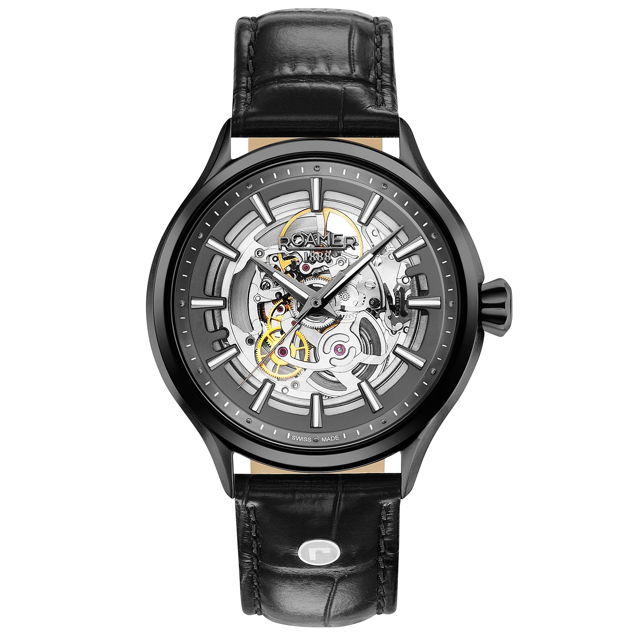 Roamer Competence Skeleton III Men's Black Watch