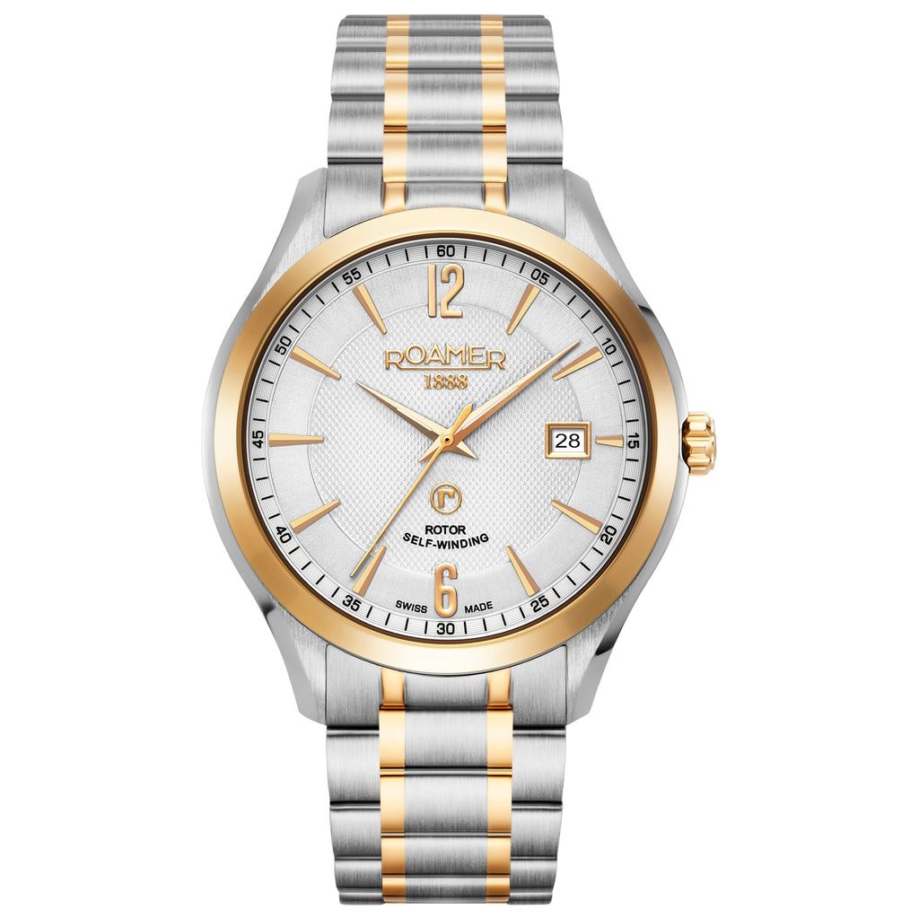 Roamer Mechaline Pro Silver Men's Two-Tone Watch