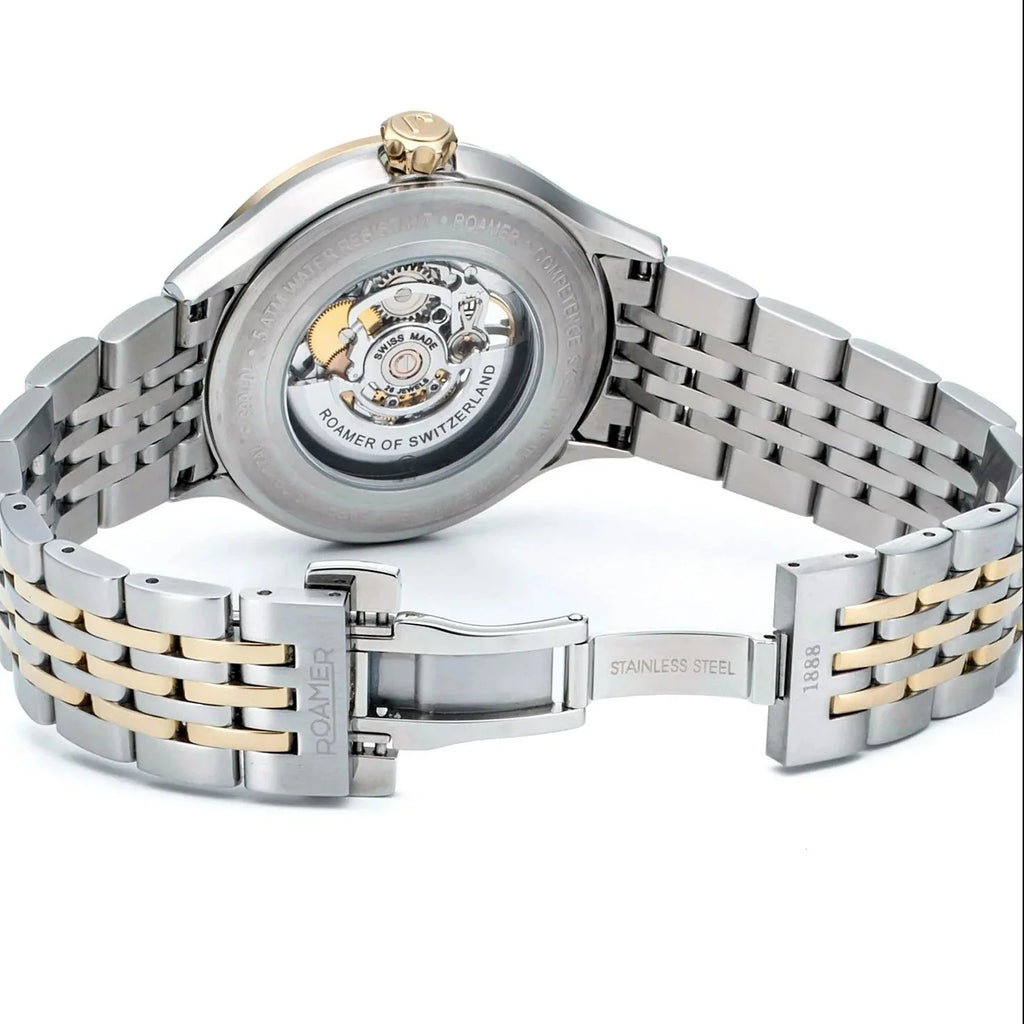 Roamer Competence Skeleton Automatic Roamer Two Tone Watch