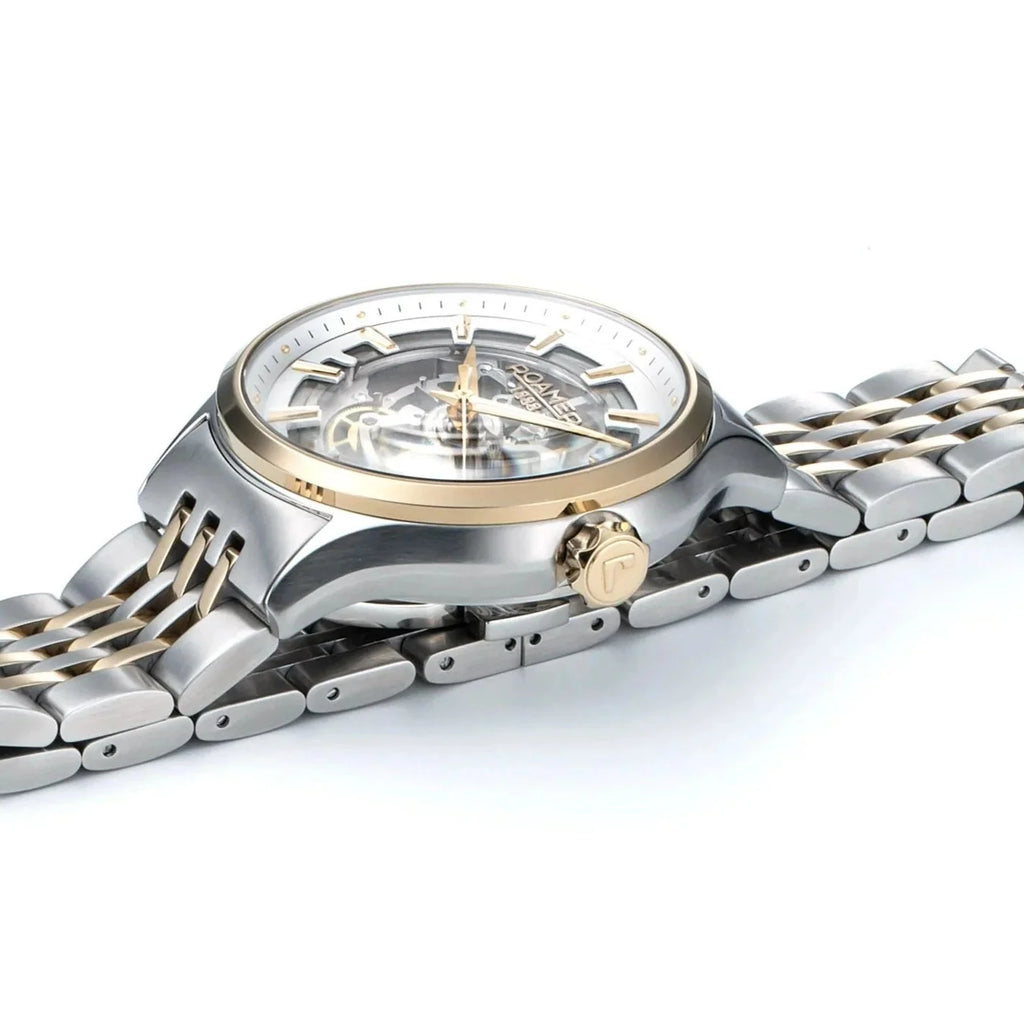 Roamer Competence Skeleton Automatic Roamer Two Tone Watch