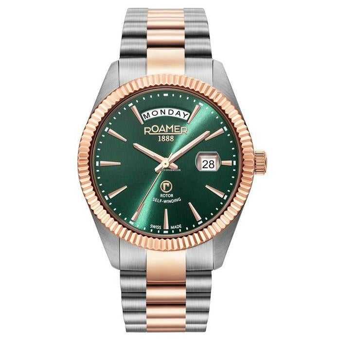 Roamer Men's Two Tone Primeline Daydate Mechanical Watch