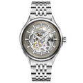Roamer Men's White Competence Skeleton III Mechanical Watch