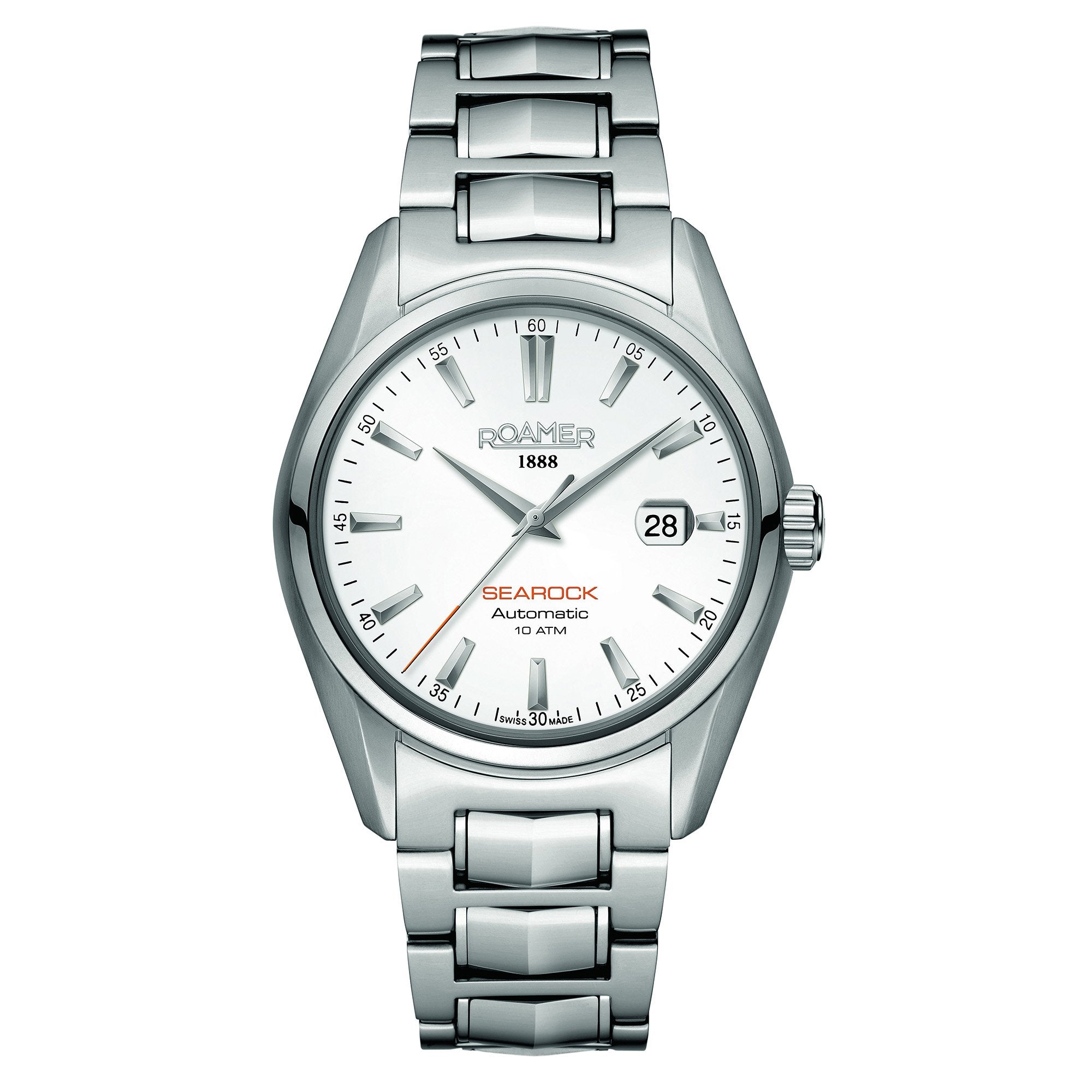 Roamer Men's White Searock Automatic Watch