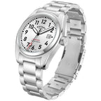Rotary Commando Pilot Auto Men's Silver Watch