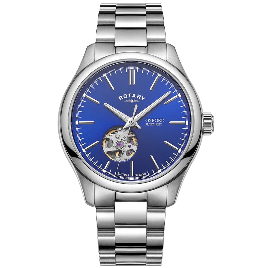Rotary Oxford  Auto Men's Blue Watch