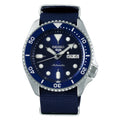 Seiko 5 Sports Men's Automatic Blue Fabric Strap Watch