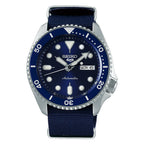 Seiko 5 Sports Men's Automatic Blue Fabric Strap Watch