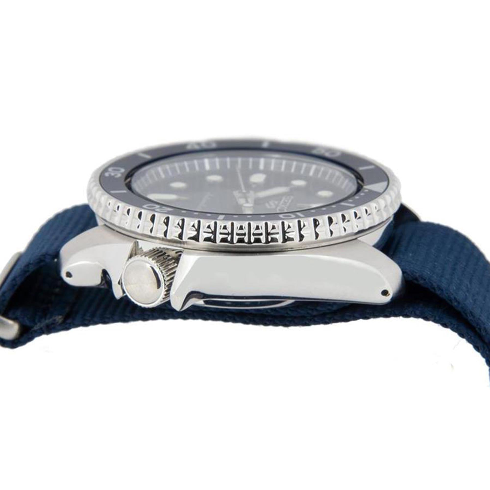 Seiko 5 Sports Men's Automatic Blue Fabric Strap Watch