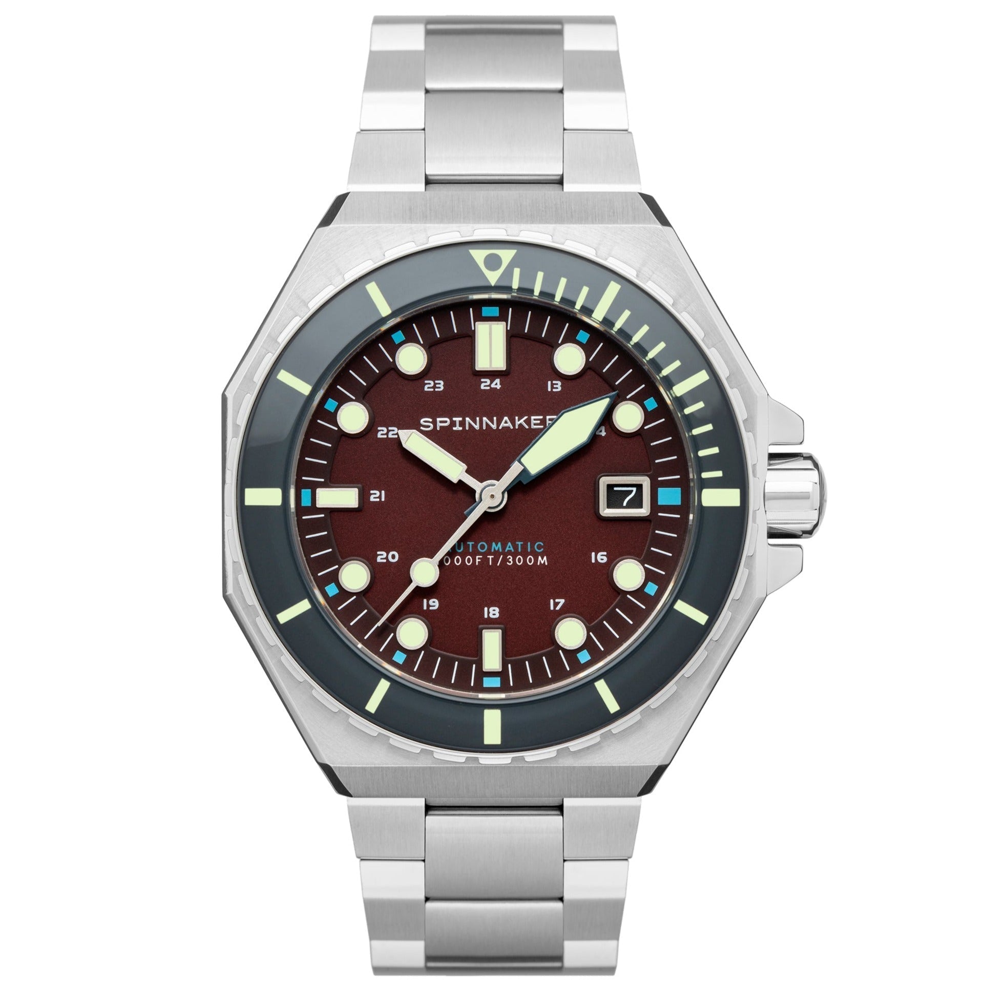 Spinnaker Dumas Men's Red Dial Diver Automatic Watch