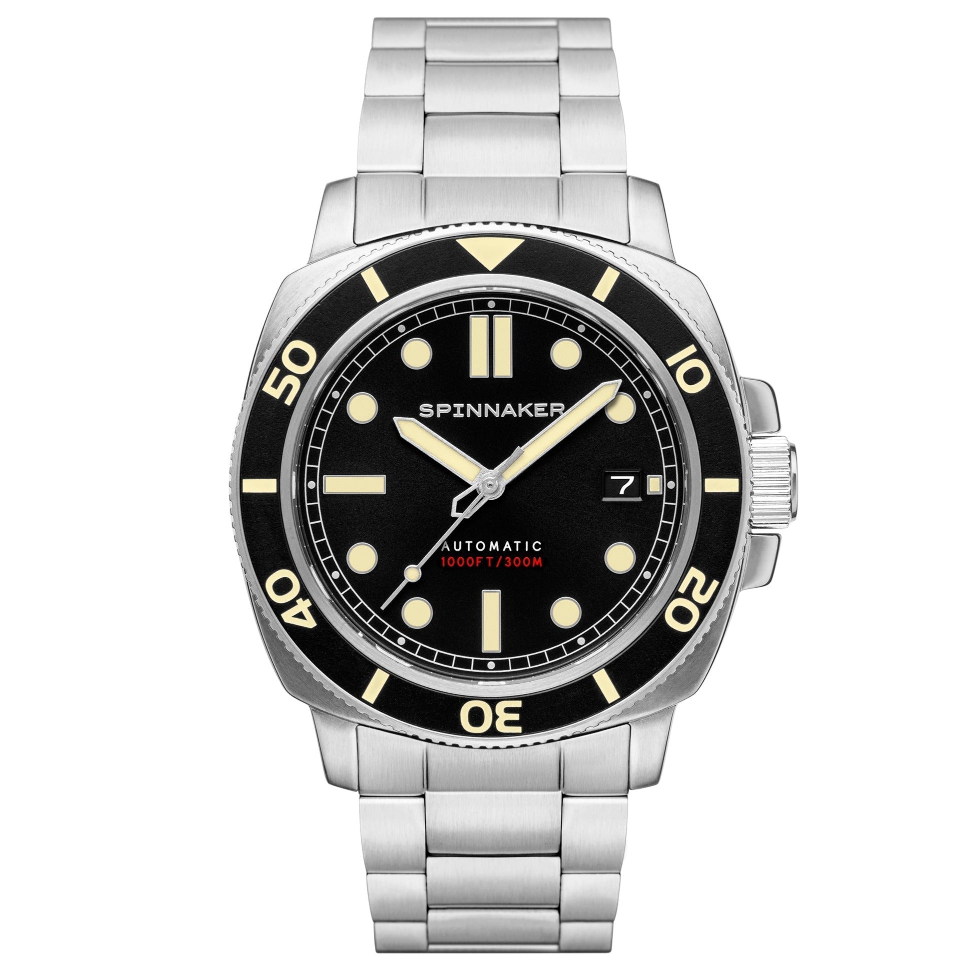 Spinnaker Hull Diver Men’s Black Automatic Dive Watch
