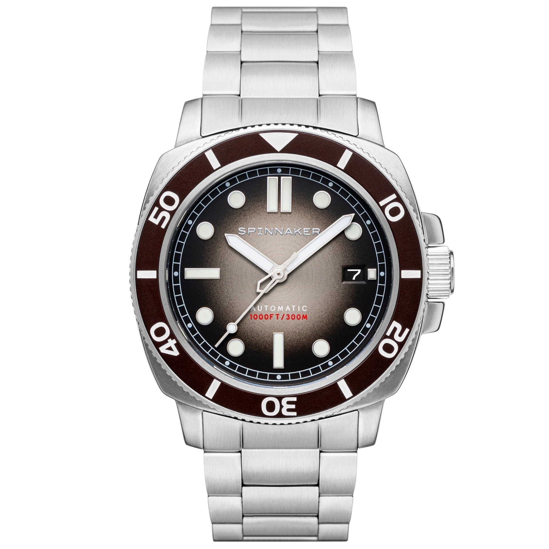 Spinnaker Hull Diver Brown Men's Automatic Dive Watch