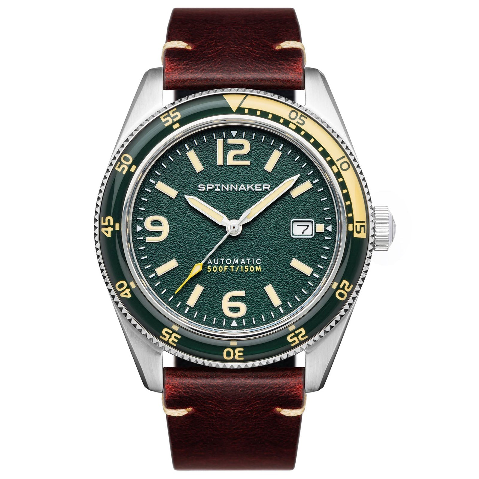 Spinnaker Fleuss Men's Green Brown Automatic Watch