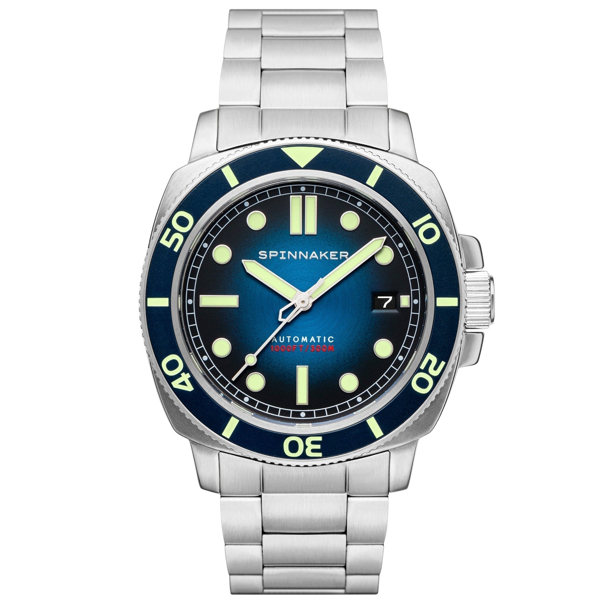 Spinnaker Hull Diver Blue Dial Men's Automatic Watch