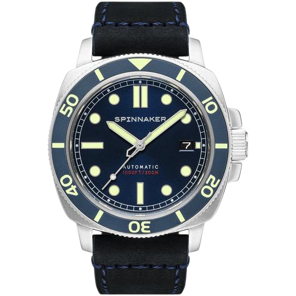 Spinnaker Hull Diver Blue Dial Men's Automatic Watch