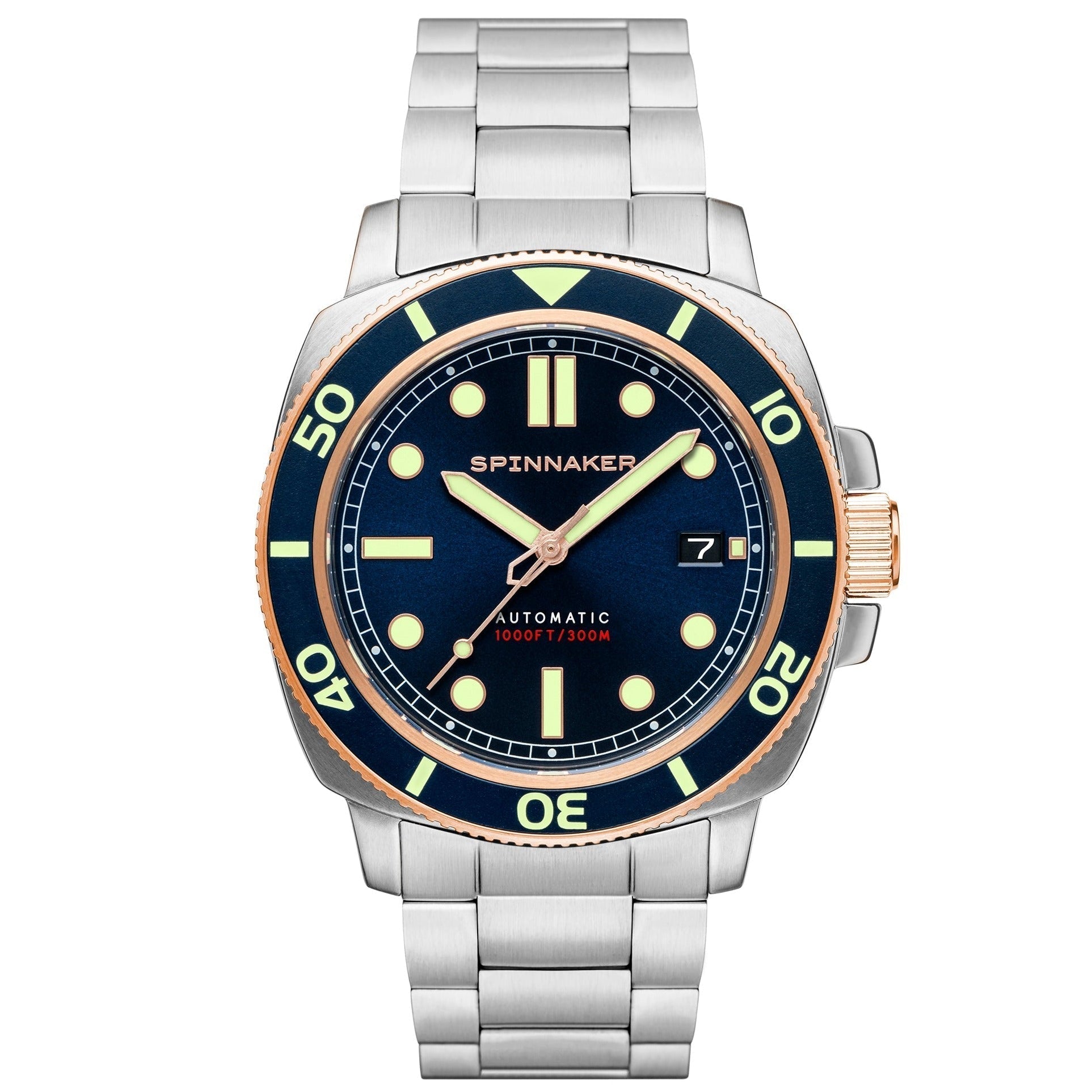 Spinnaker Hull Diver Men's Automatic Blue Dial Watch