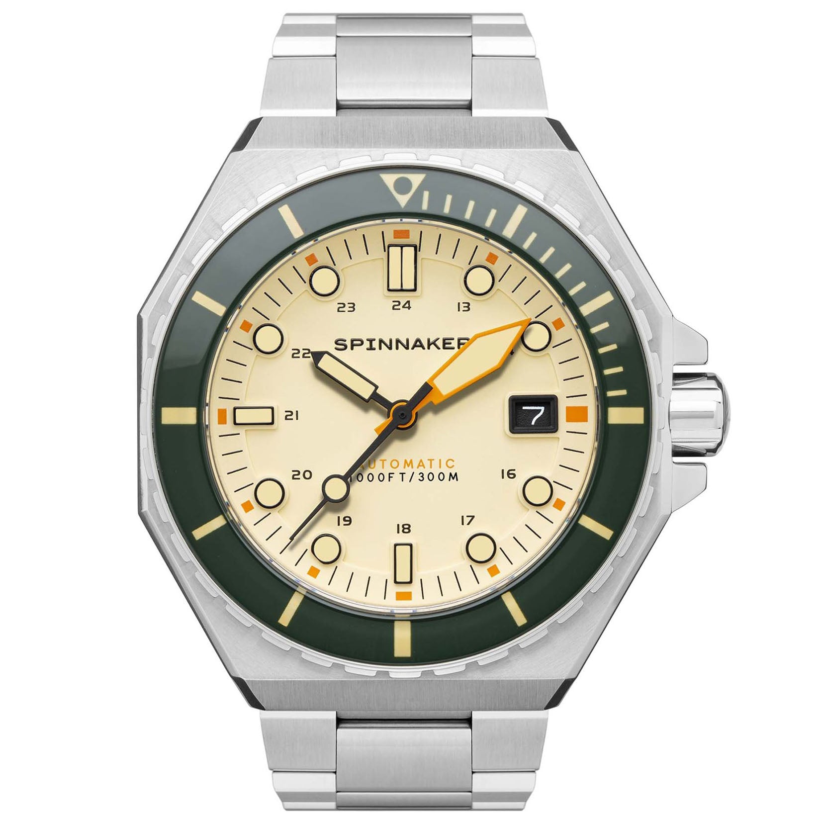 Spinnaker Dumas Men's Cream Dial Diver Automatic Watch