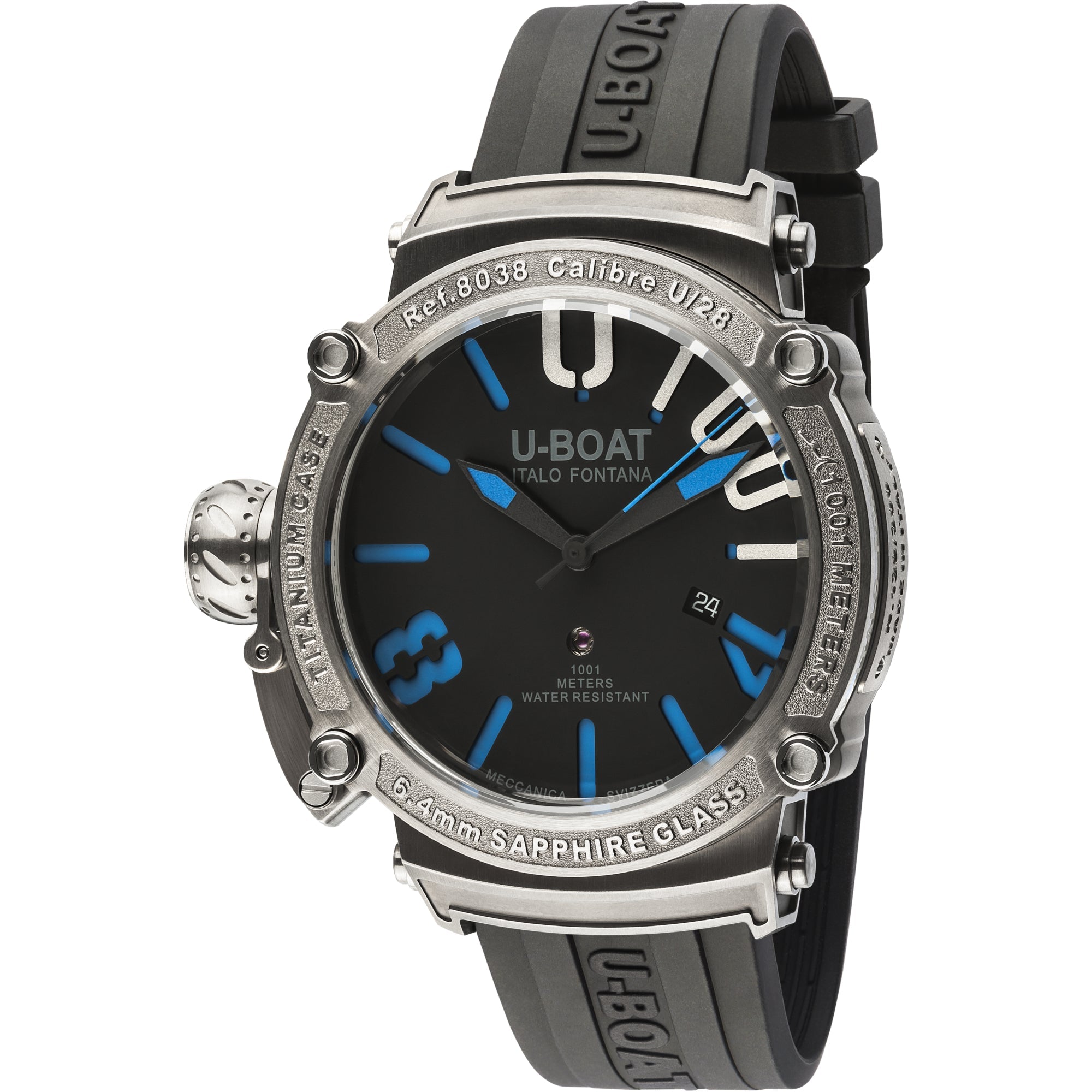 U-Boat Men's Black Classico Watch