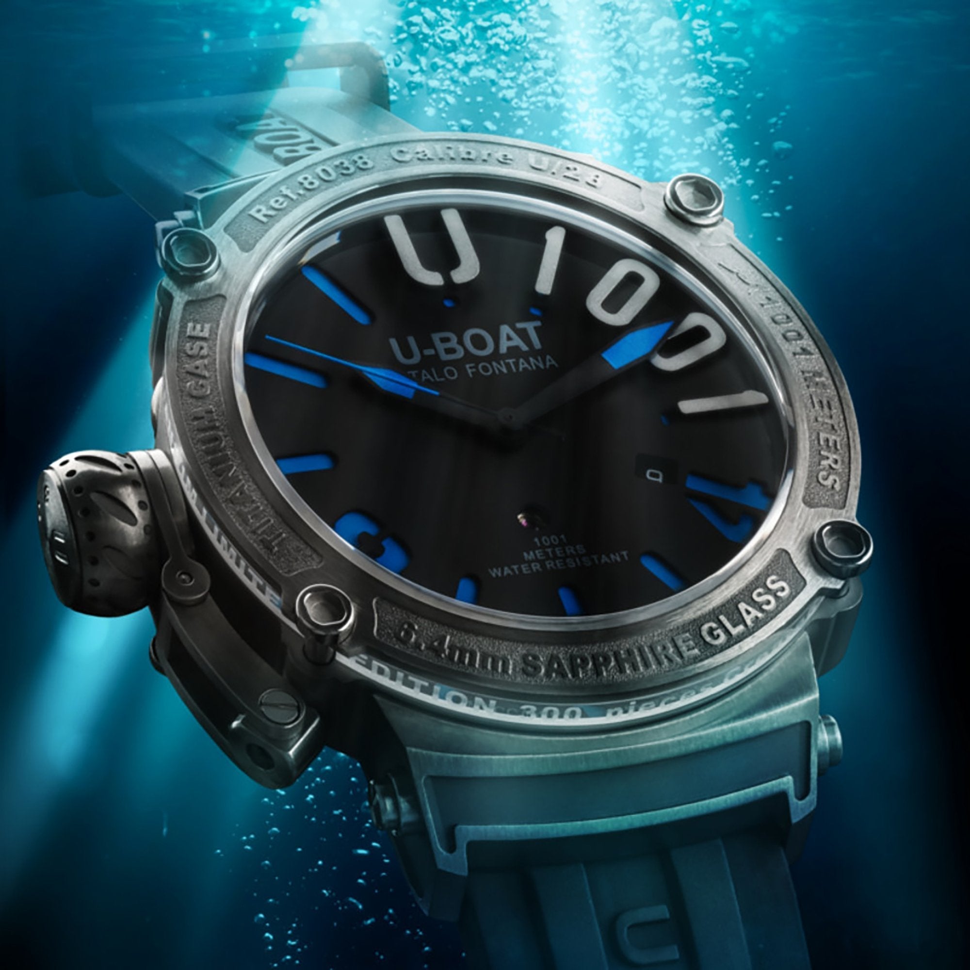 U-Boat Men's Black Classico Watch