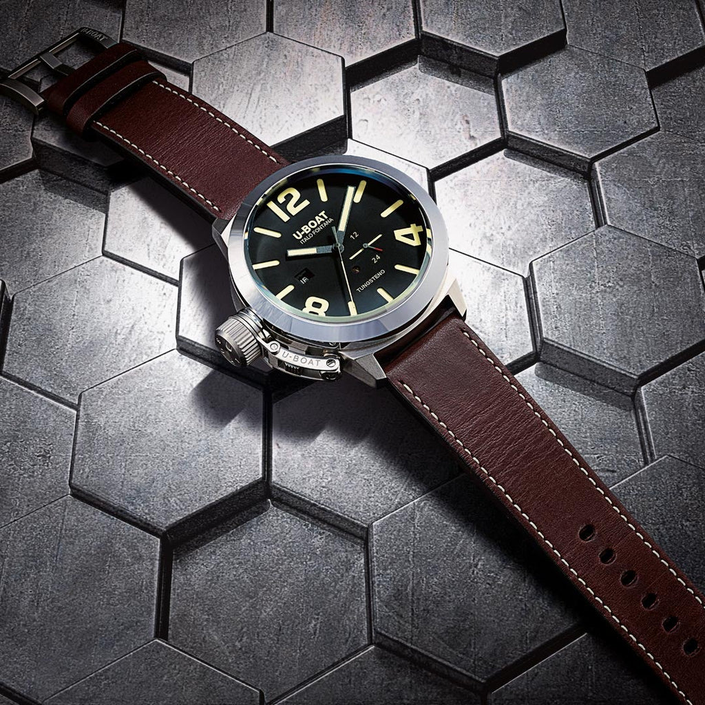 U-Boat Men's Brown Classico Leathe Watch