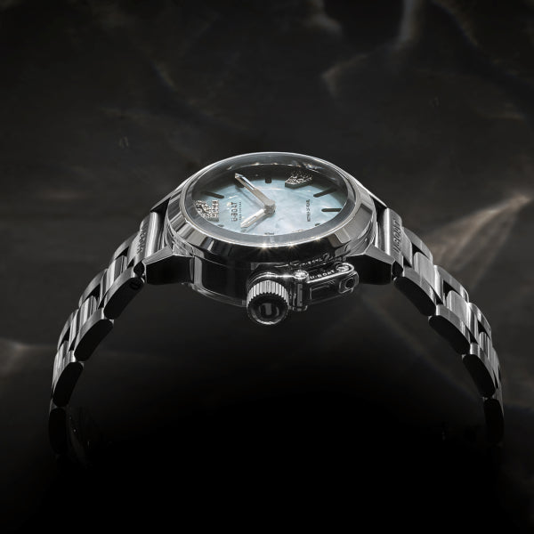 U-Boat Classico 30 Black Mother Of Pearl Ladies Watch