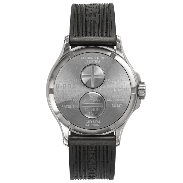 U-Boat Darkmoon 44MM Grey Soleil SS Men's Watch