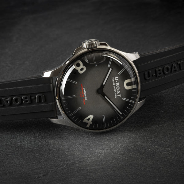 U-Boat Darkmoon 44MM Grey Soleil SS Men's Watch